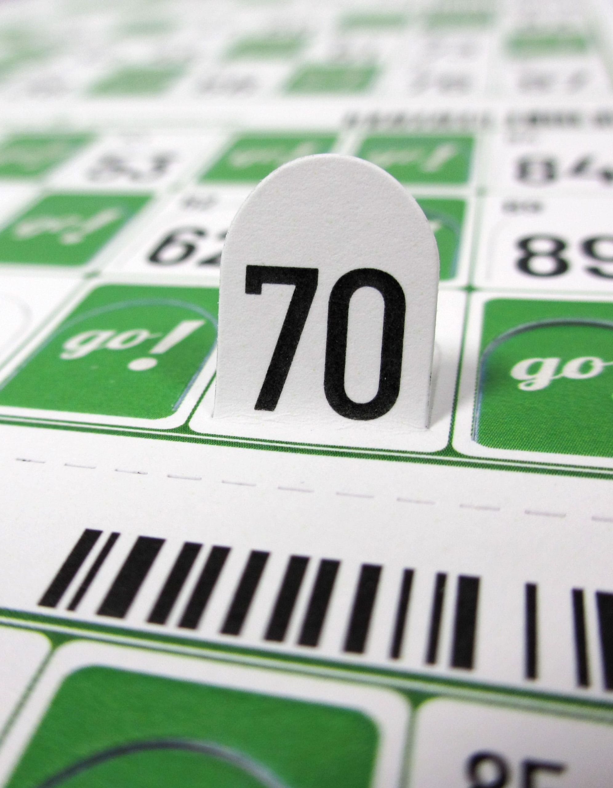 carton de bingo troquelado