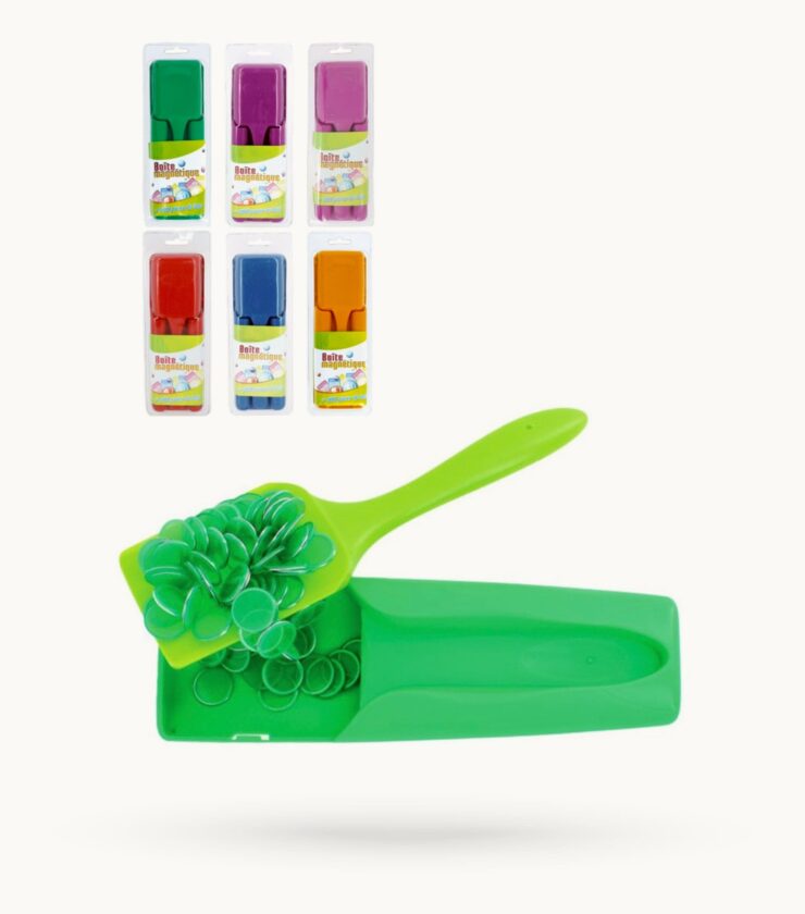 Caja magnética + Paleta + 100 Fichas