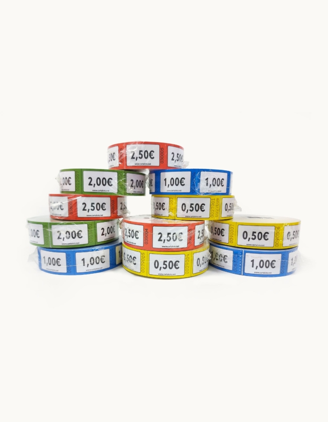 Rouleaux Tickets Couleur Lot De 1000 Tickets Tombola Tacticai - 8 Couleurs Pour événements Et Collectes Collecte Fonds Rouleaux Tickets Couleur Lot De 1000 Tickets Tombola Tacticai - 8 Couleurs Pour événements Et Collectes Collecte Fonds