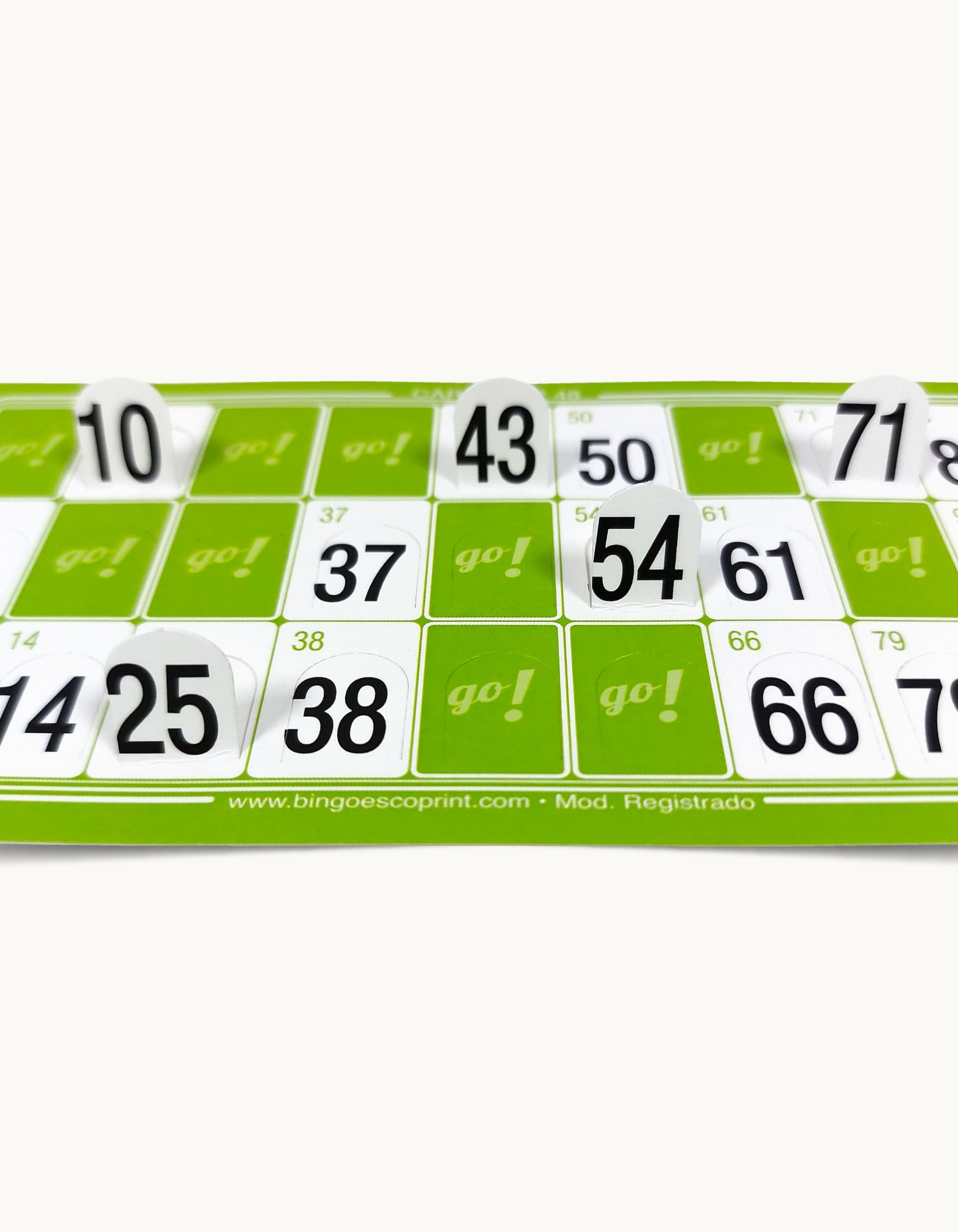 cartones de bingo troquelados Grandes cartones de bingo troquelados Grandes