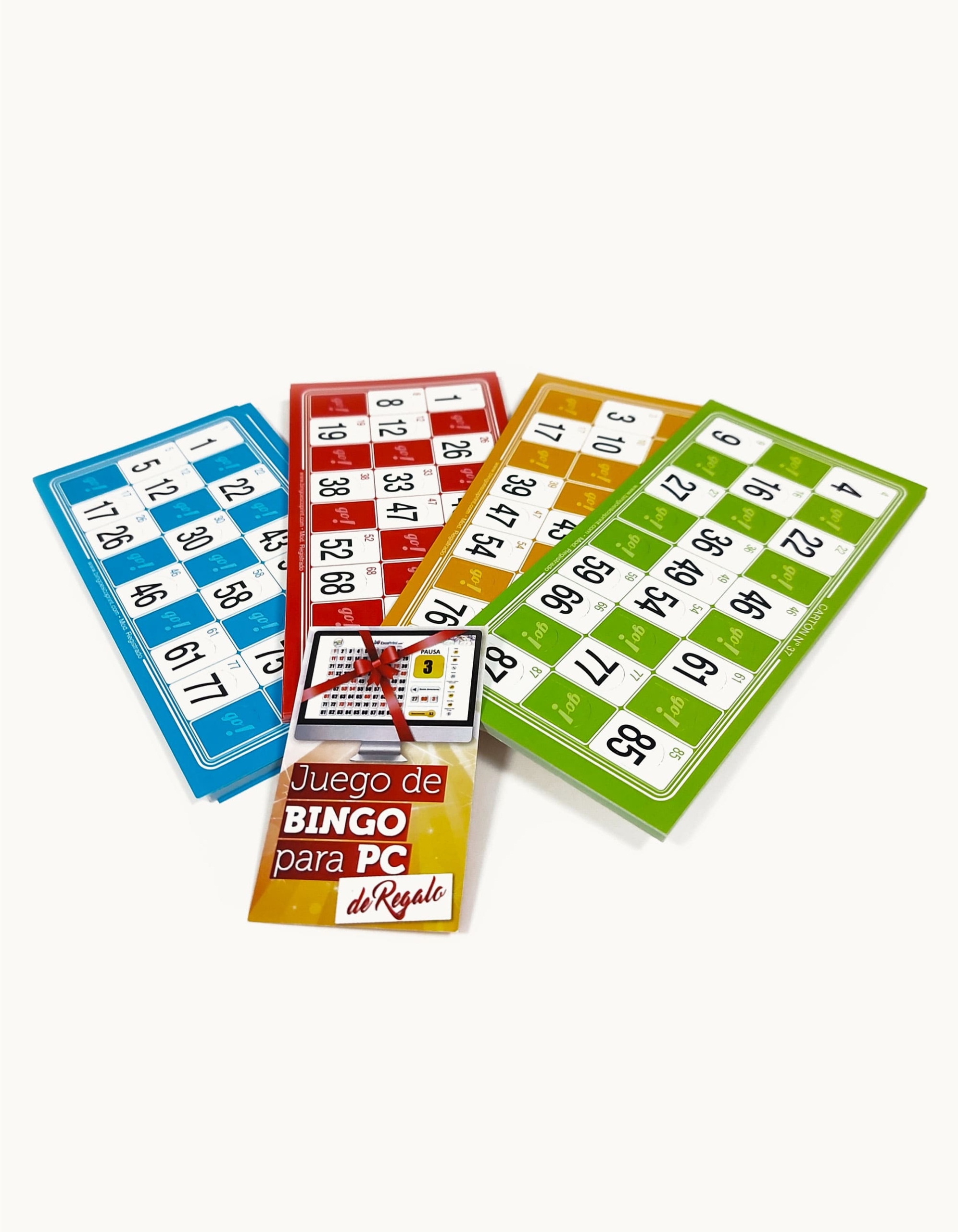 pack de cartones de bingo grandes troquelados pack de cartones de bingo grandes troquelados